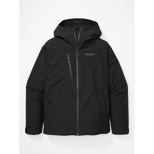 Marmot Ski Jacket Black NZ - Lightray Jackets Mens NZ9671240